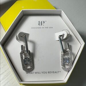 BP Aquamarine Hoops - Bomb Party Earrings